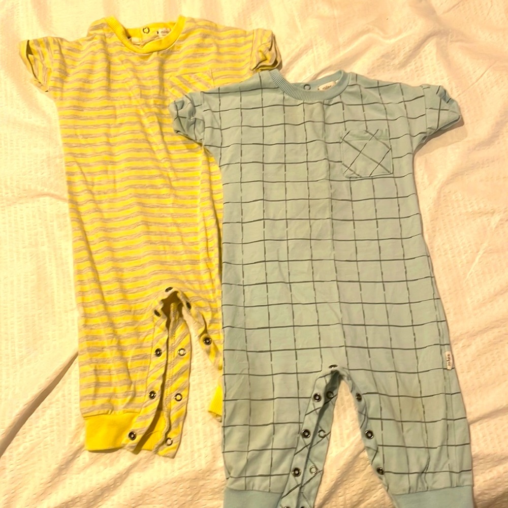 Set of 2 t shirt rompers